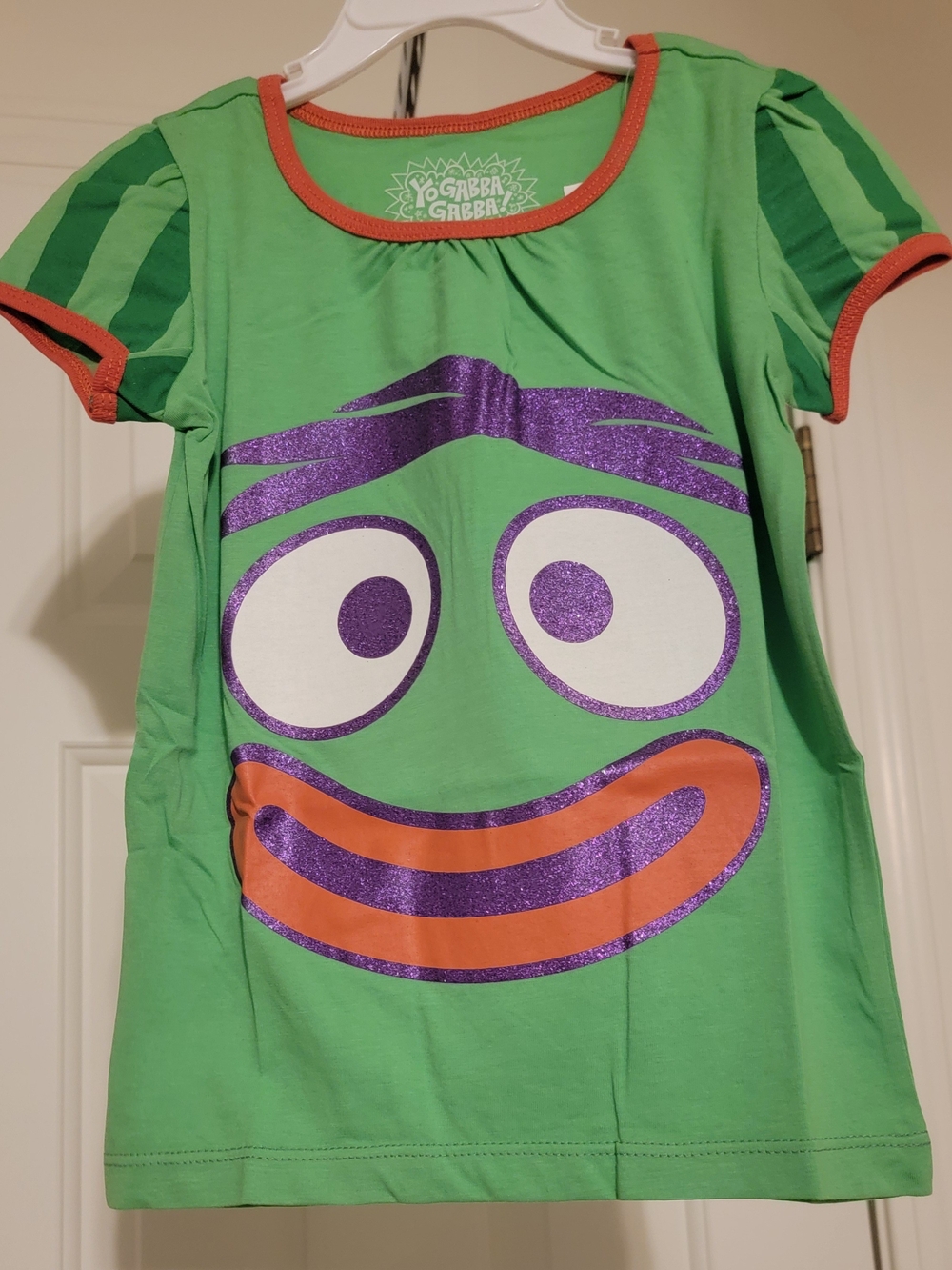Yo Gabba Gabba Brober Green Character Kids Costume Tee